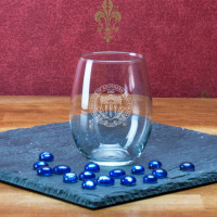 USC Seal 15oz Stemless Wine Glass